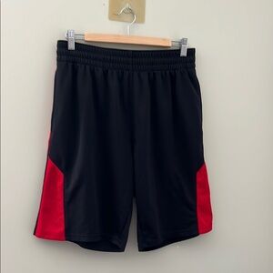 CSG Dynamic Black and Red Athletic Shorts for Training